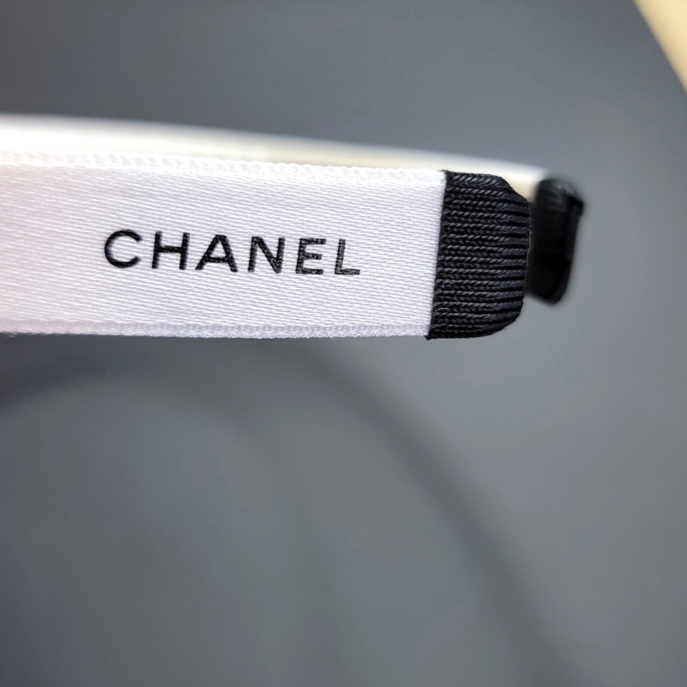 CHANEL Headband - Authentic Ribbon Handmade - Picture 2 of 3